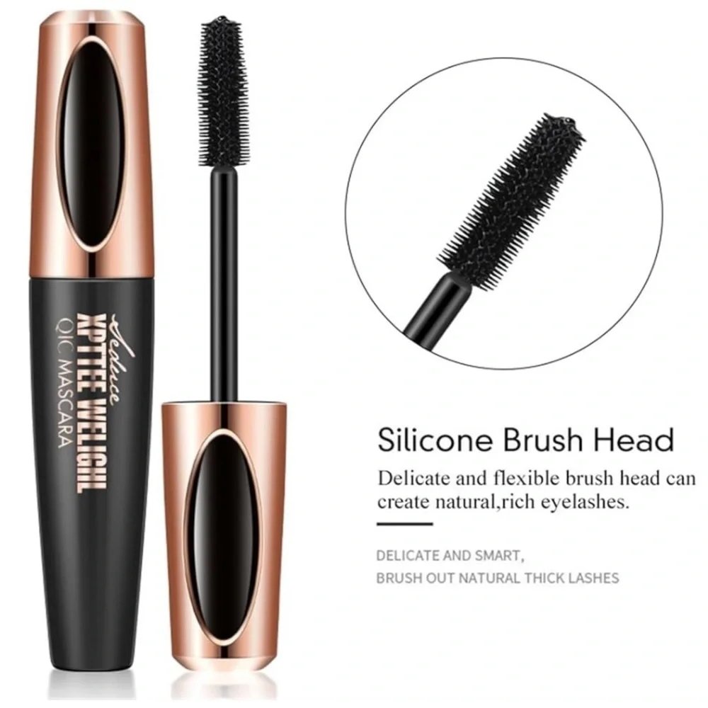 Korean Cosmetics Black Mascara Lengthens Eyelashes Extra Volume Waterproof.